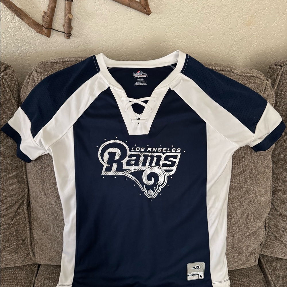 Los Angeles Rams Navy and White Jersey